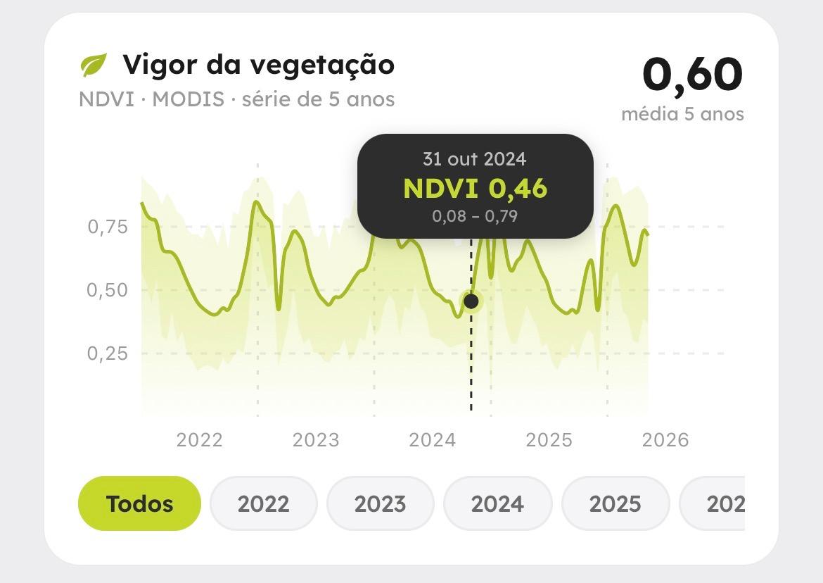 Vigor · série de 5 anos